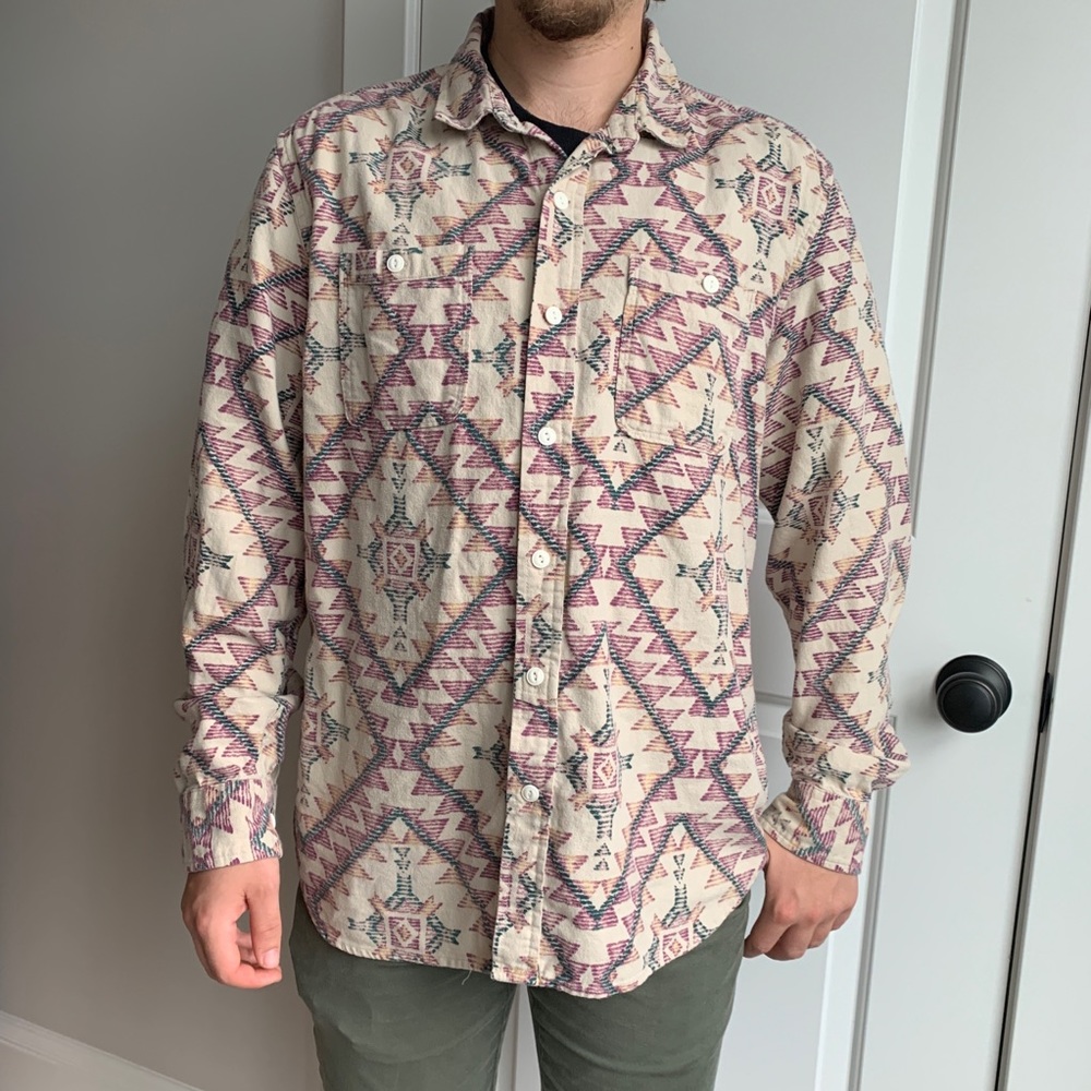 2 FOR $10 - Men’s Cozy Rustic Patterned Flannel